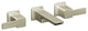 Moen 90 Degree BN, Brushed Nickel, 8"x7"x2"