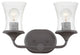 Hinkley Thistledown Bath 2-Light Vanity, Buckeye Bronze