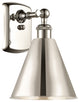 Ballston Cone Sconce, Polished Nickel, LED