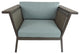 Riviera Geo Club Chair with Sunbrella Fabric Cushions, Canvas Aruba