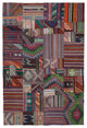 Rug N Carpet - Handmade Anatolian 6' 8'' x 9' 11'' Unique Patchwork Kilim Rug
