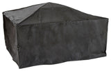 Pure Garden Square Tile Fire Pit With Cover, Bronze Finish, 32"