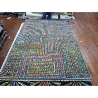 Safavieh Nantucket 9' X 12' Hand Tufted Cotton Wool Rug in Charcoal