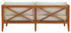 Outdoor Patio Lounge Sofa, Chair and Coffee Table Set, Wood, Natural White
