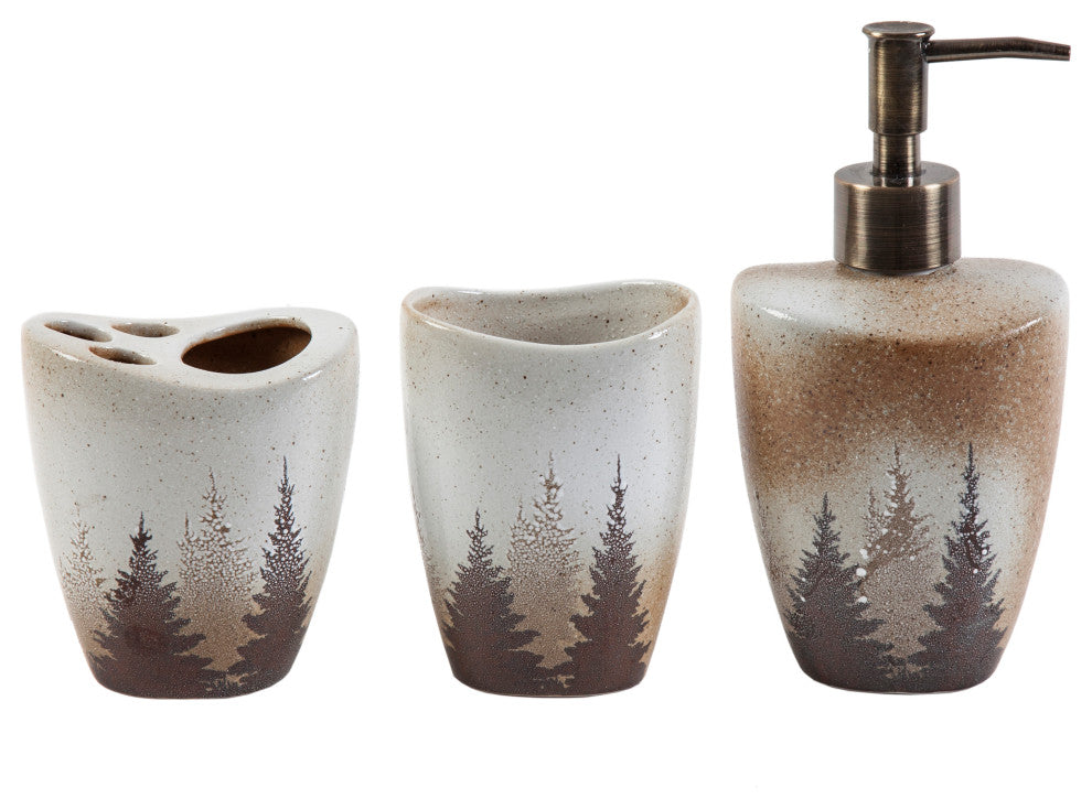Clearwater Pines Bathroom Set, 3 Piece