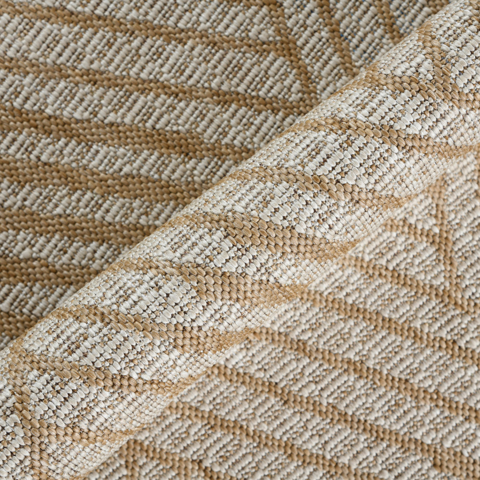 Maryland Abbel Runner, Brown, 2'4" x 8', Geometric
