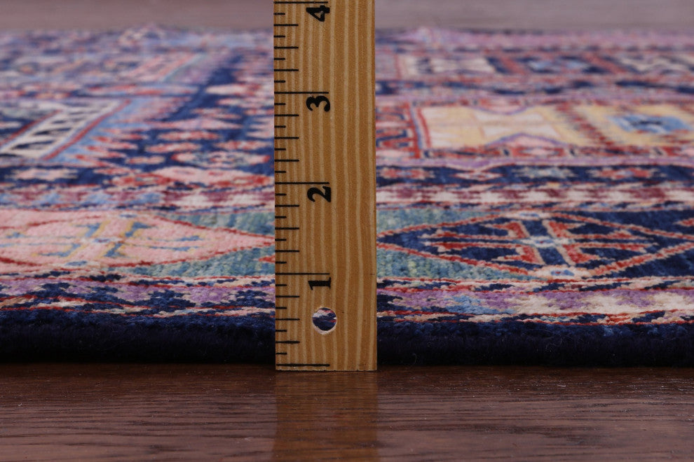 4' 10" X 6' 11" Handmade Tribal Fine Serapi Wool Rug - Q12656