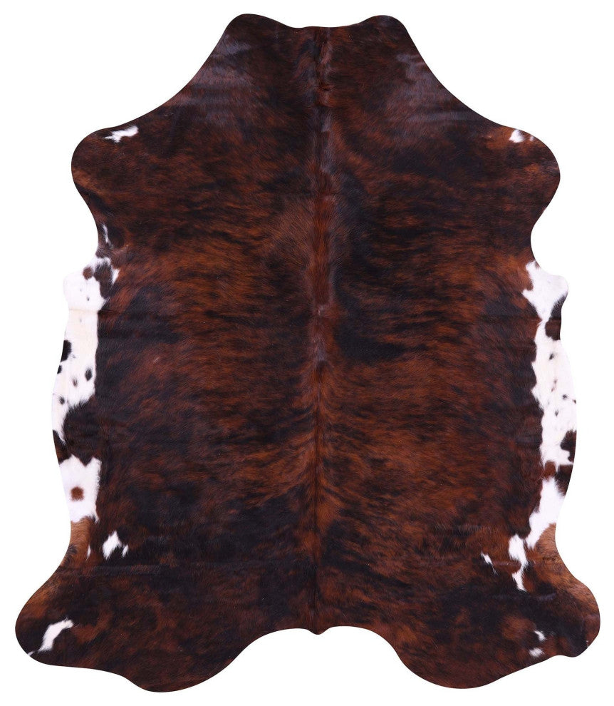 7' 5" X 6' 4" Natural Cowhide Rug C1586