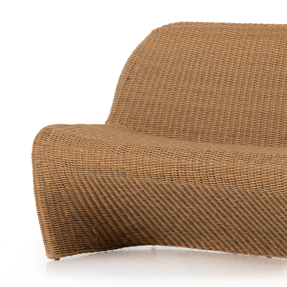 Portia Outdoor Dining Bench-50"-Natural