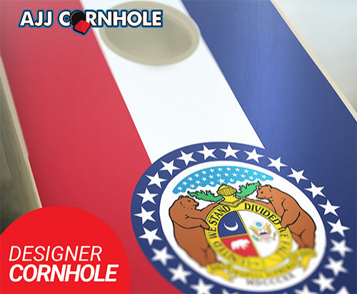 Missouri Flag Cornhole Set