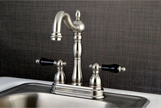 Kingston Brass 4" Centerset Bar Faucet, Brushed Nickel