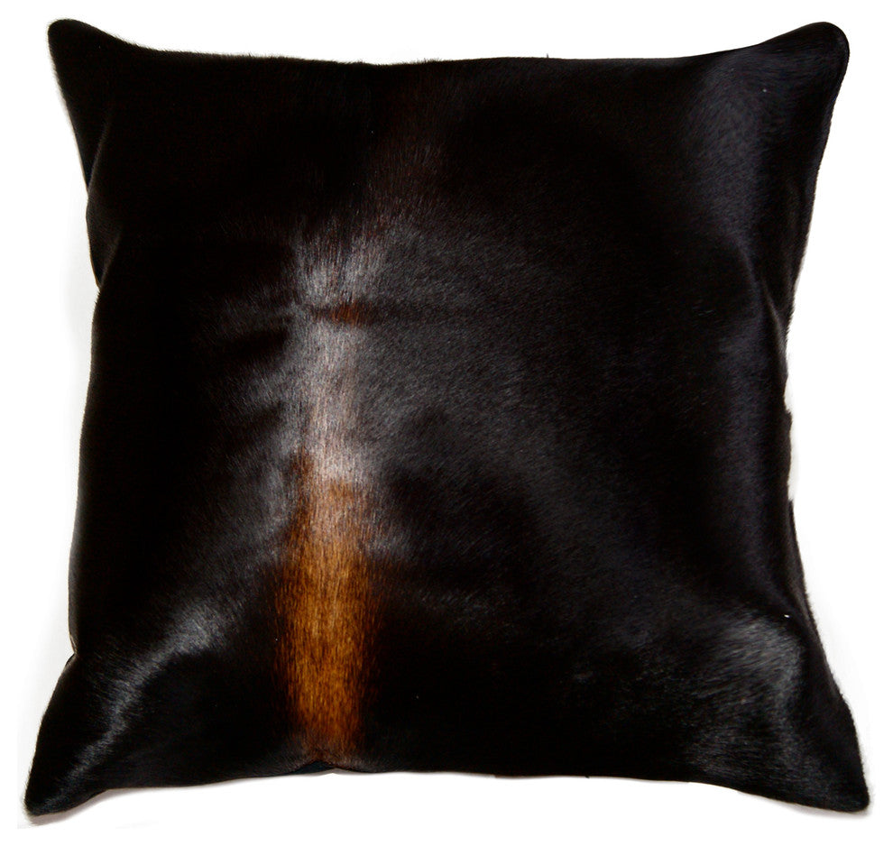 Torino Exotic Cowhide Pillow, Norman, 18"x18"