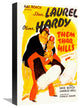 Laurel and Hardy, Them Thar Hills, 1934, 12x18