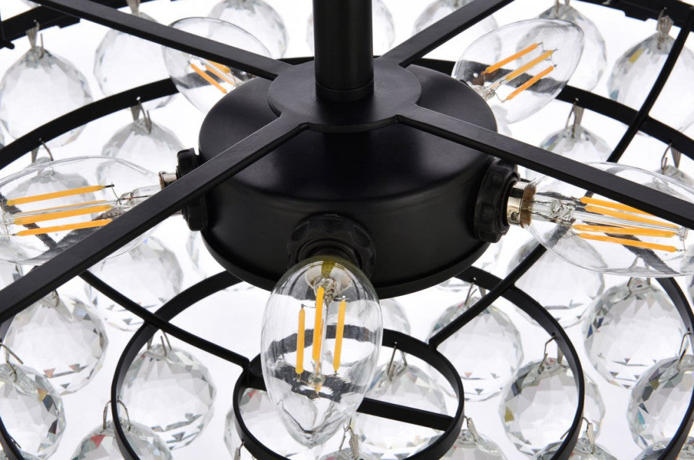 Eleana 18" Pendant, Black