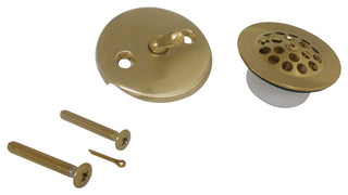 Kingston Brass Trip Lever With Grid Conversion Kit, Brushed Brass