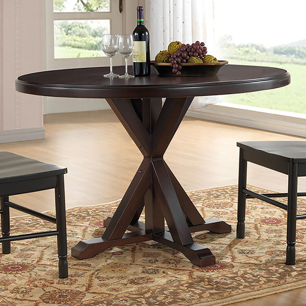 Rembrandt X Base Dining Table, Espresso