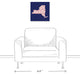 Blue New York Go Team 16x16 Canvas Wall Art