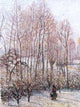 Camille Pissarro Morning Sunshine Effect Winter Gallery Wrapped Canvas Print