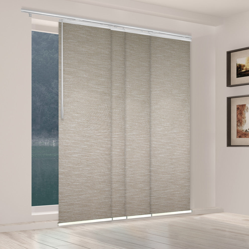 Nico 4-Panel Track Extendable Vertical Blinds 48-88"W