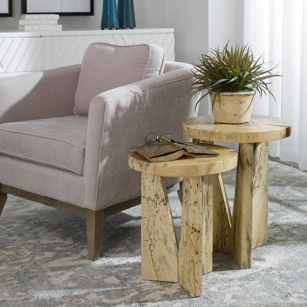Nadette Natural Nesting Tables, Natural