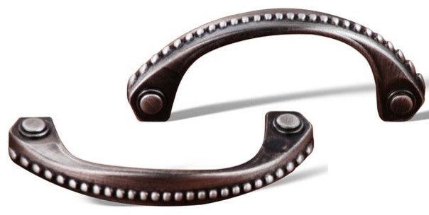 Distressed Nickel RKI Beaded Bow Pull, RKICP2617DN