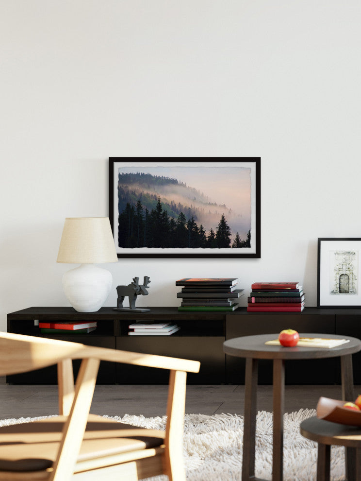 "Cold Mist" Framed Painting Print, 36x24