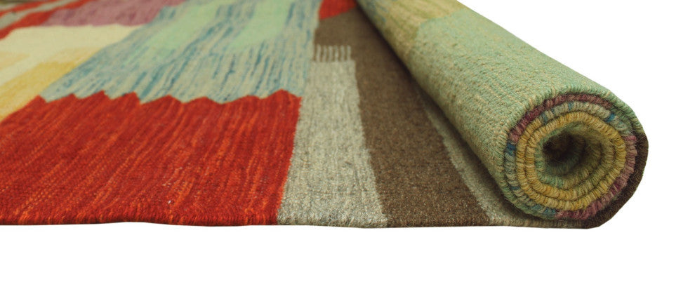 Winchester Kilim Seyyal Rust Rug, 5'0x6'3