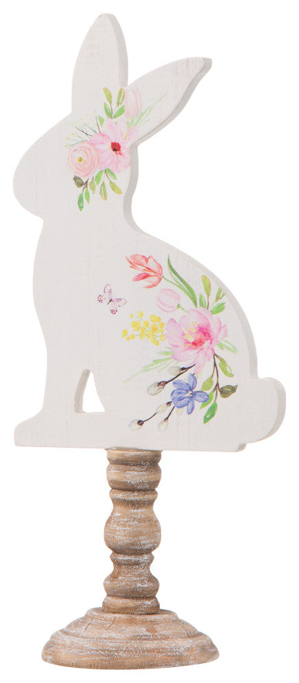 Easter Wooden Bunny Table Decor, Set of 2