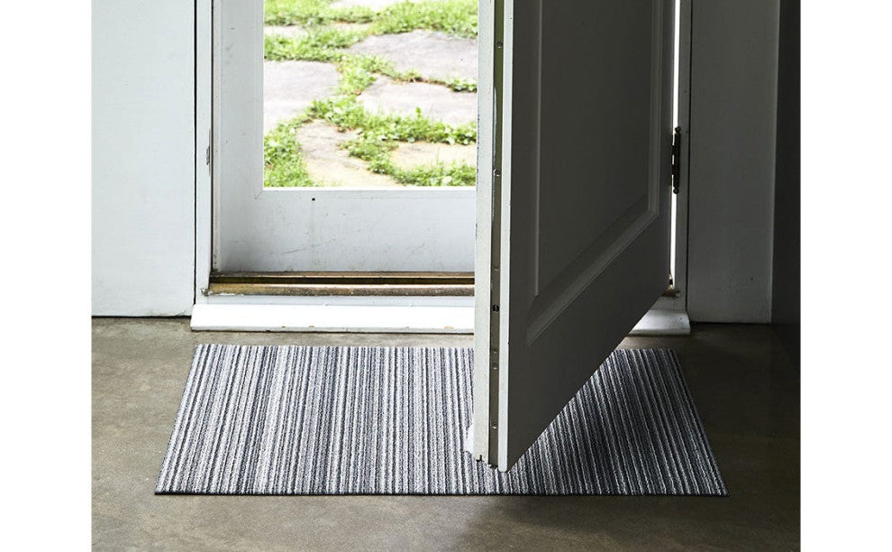 Skinny Stripe Shag, Shadow, 24"x72"
