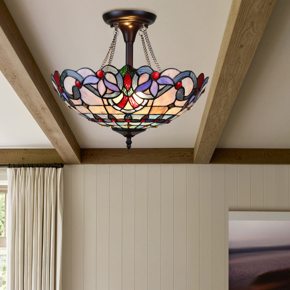 CHLOE Lighting CH3T381VB16-UF2 GRENVILLE Victorian Dark Bronze 2 Light