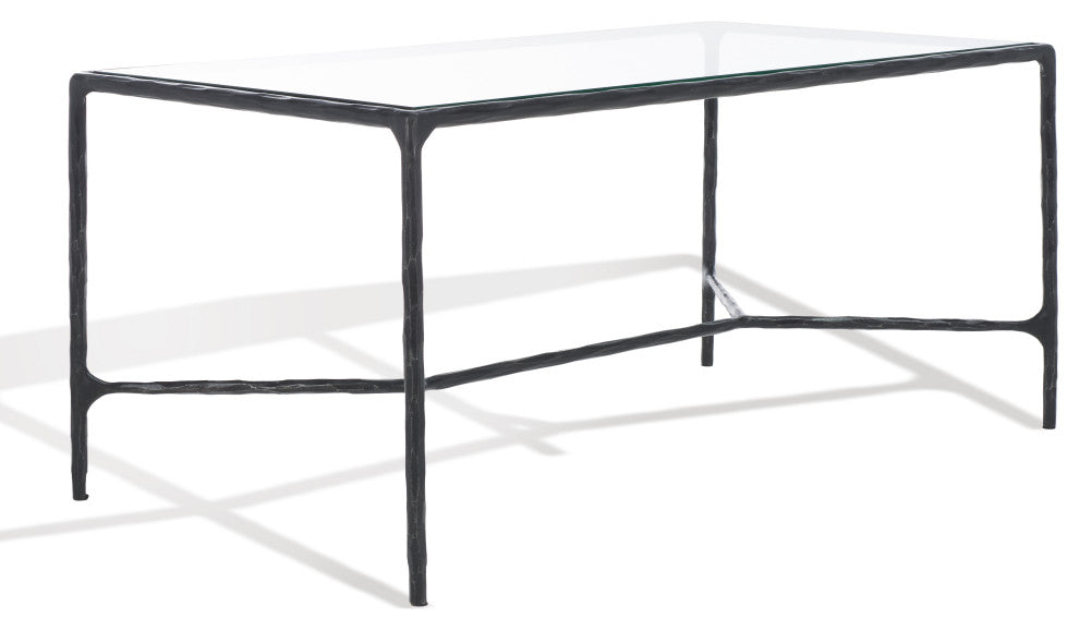 Safavieh Couture Jessa Metal Coffee Table, Black