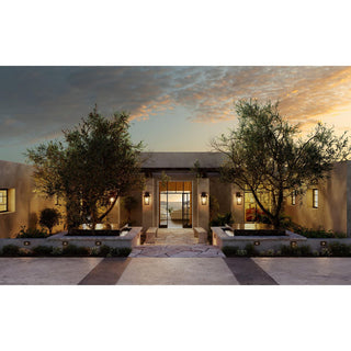 LED Indoor/Outdoor Antique Bronze Integrated LED Wall or Step Light