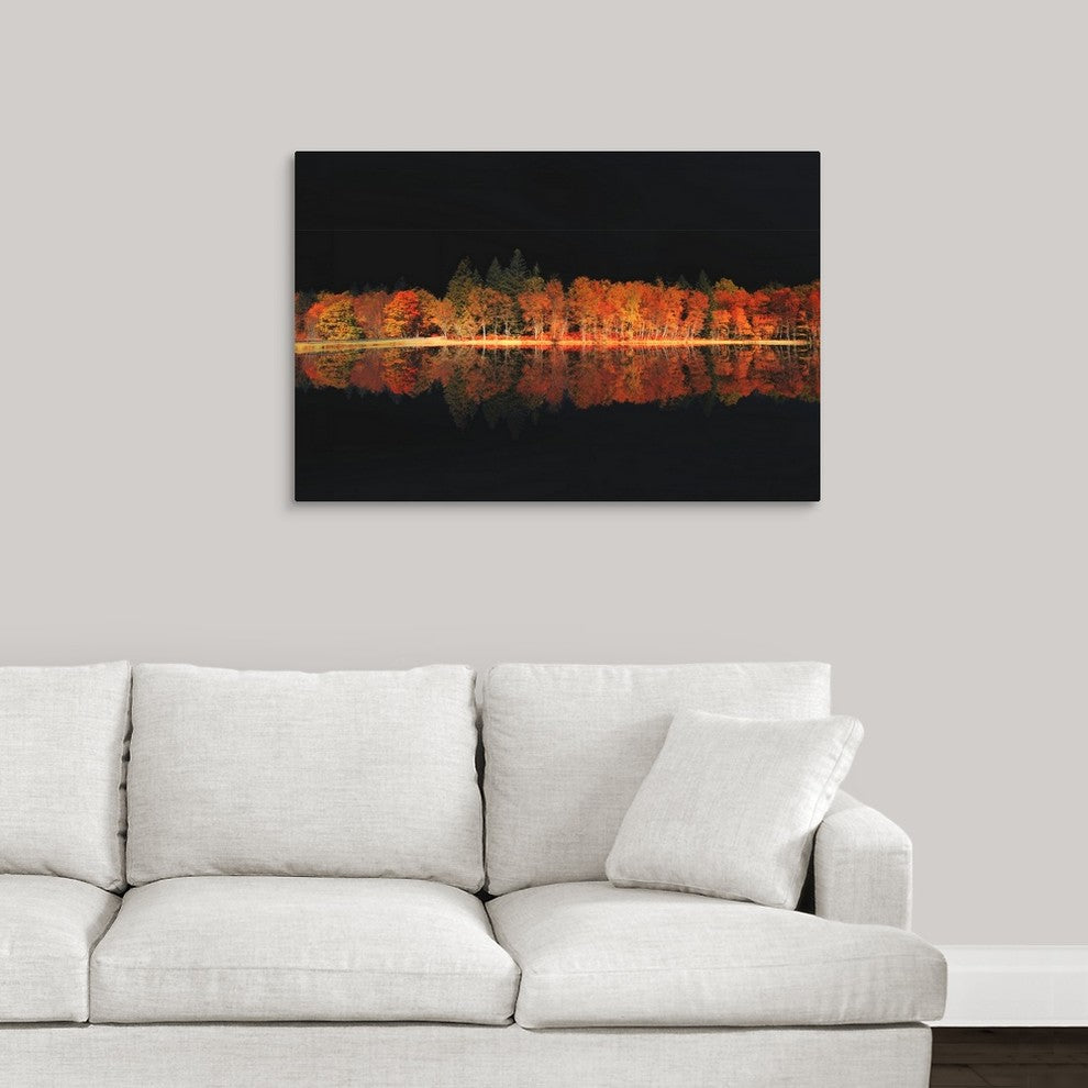 "Black Magic" Wrapped Canvas Art Print, 36"x24"x1.5"