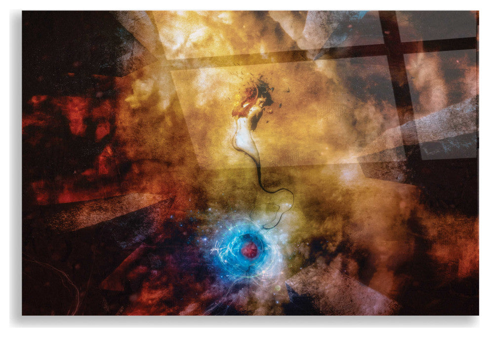 Epic Art 'The Sufferer' by Mario Sanchez Nevado, Acrylic Glass Wall Art, 16"x12"