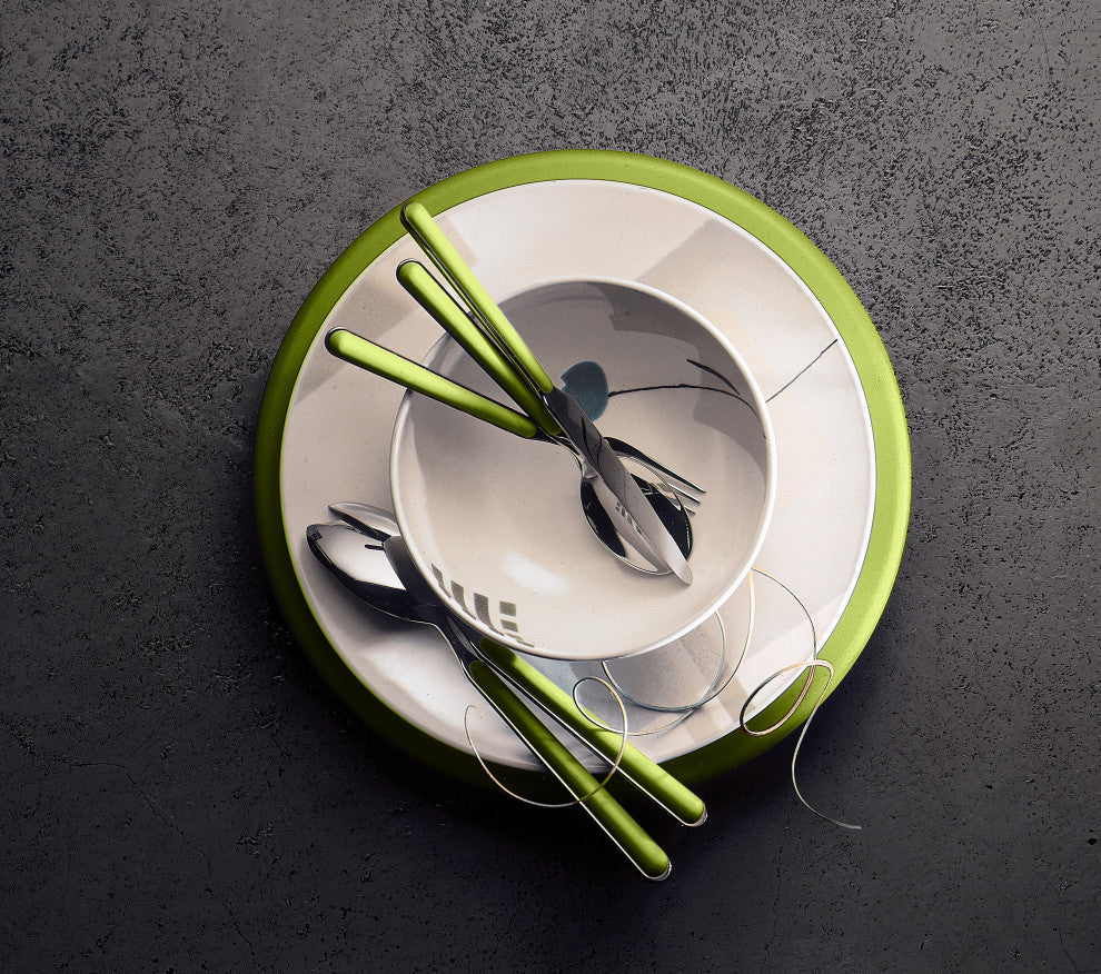 Fantasia Flatware, Acid Green, 5-Piece Set