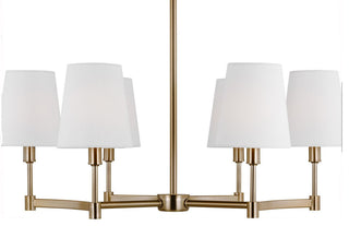 Generation Lighting 3001806 Chatfield 6 Light 26"W Outdoor - Satin Brass