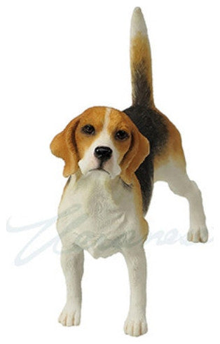 Beagle Dog Figurine Art Statue Sculpture