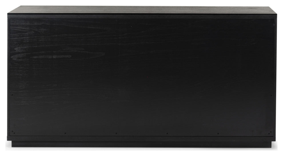 Safavieh Couture Deziree Wood 6 Drawer Dresser, Black