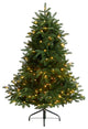 4' South Carolina Spruce Artificial Christmas Tree With 200 White Warm Lights