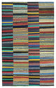 Rug N Carpet - Handmade Oriental 5' 11'' x 9' 7'' Rustic Patchwork Kilim Rug