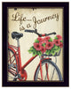 "Life is a Journey" By Debbie DeWitt, Printed Wall Art, Black Frame