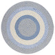 Colonial Mills Blokburst BK59 Blueberry Pie Kids/Teen Area Rug, Round 10'x10'