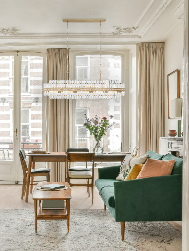 Crystorama Lighting Group HAY-1417 Hayes 16 Light 50"W Crystal - Polished