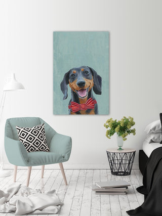 "Happy Face" Painting Print on Wrapped Canvas, 8"x12"