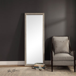 Uttermost 09406 Cacelia 27-1/4" W x 75-1/4" H Rectangular Glass - Metallic