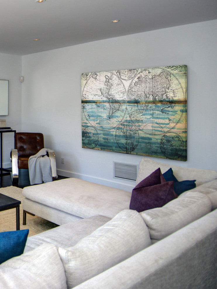 "Round and Round" Fine Art Canvas Print, 45"x30"