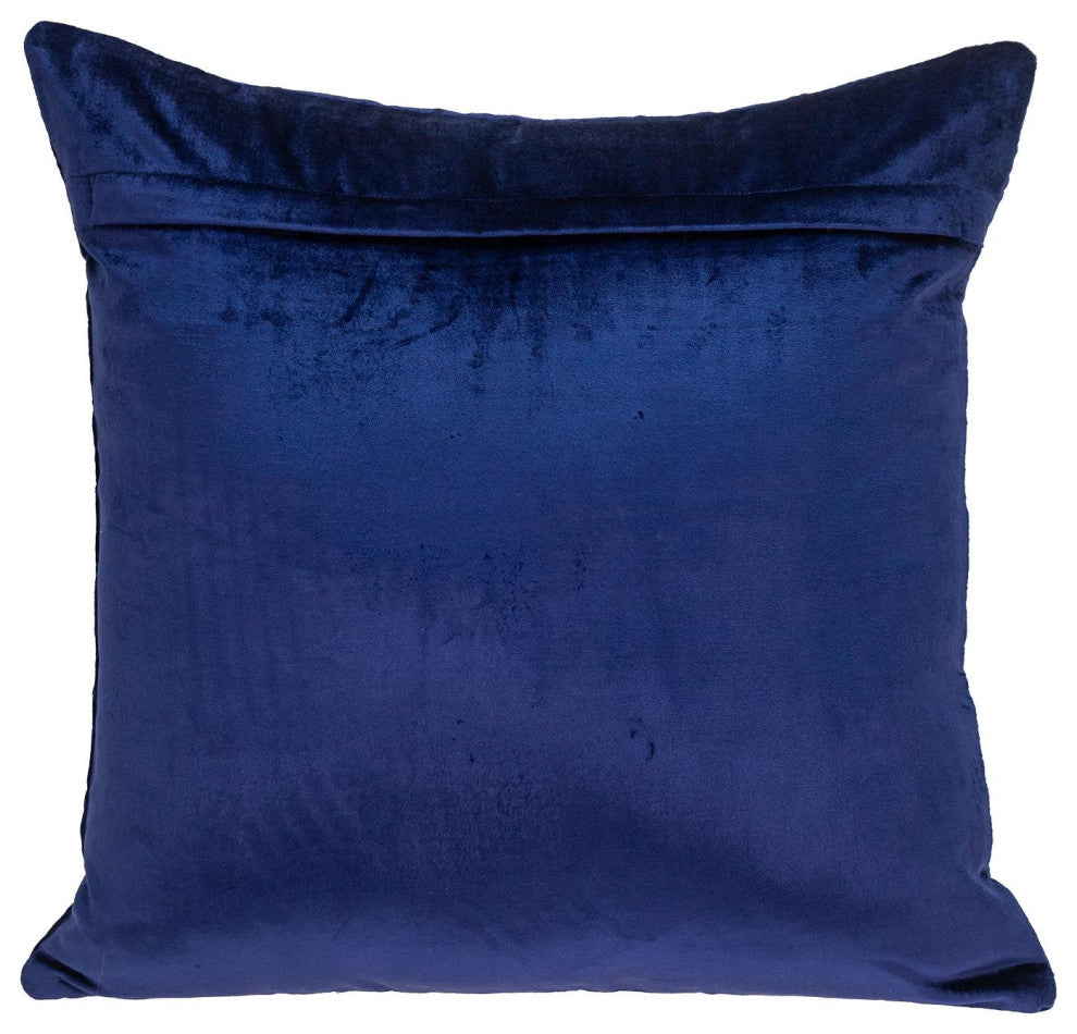 Parkland Collection Tobyn Blue Throw Pillow, Square