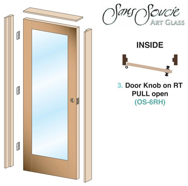 Laundry Door - Loads of Fun - Primed - 32" x 80" - Knob on Right - Pull Open