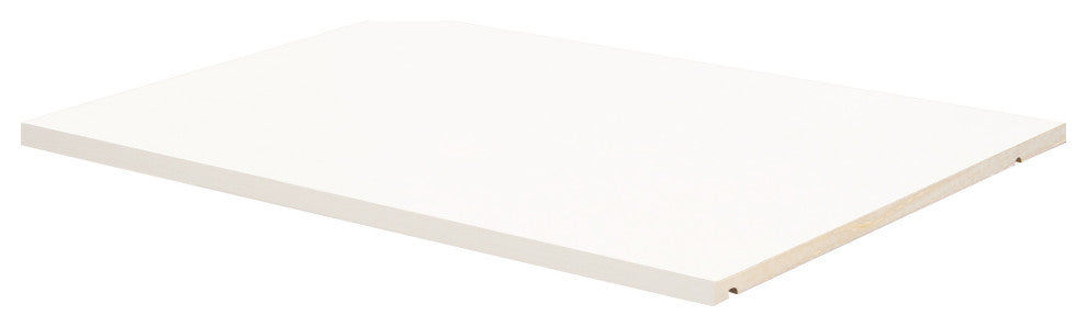 100% Solid Wood Optional Shelf for Smart, Urban, Cosmo 4-Door Wardrobes Only, White