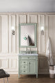 Brittany 30" Vanity, Sage Green, Carrara Marble Top